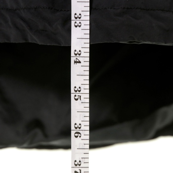 United Arrow Green Label Relaxing Collarless Black Sherpa Parka Utility Jacket M - Picture 10 of 11